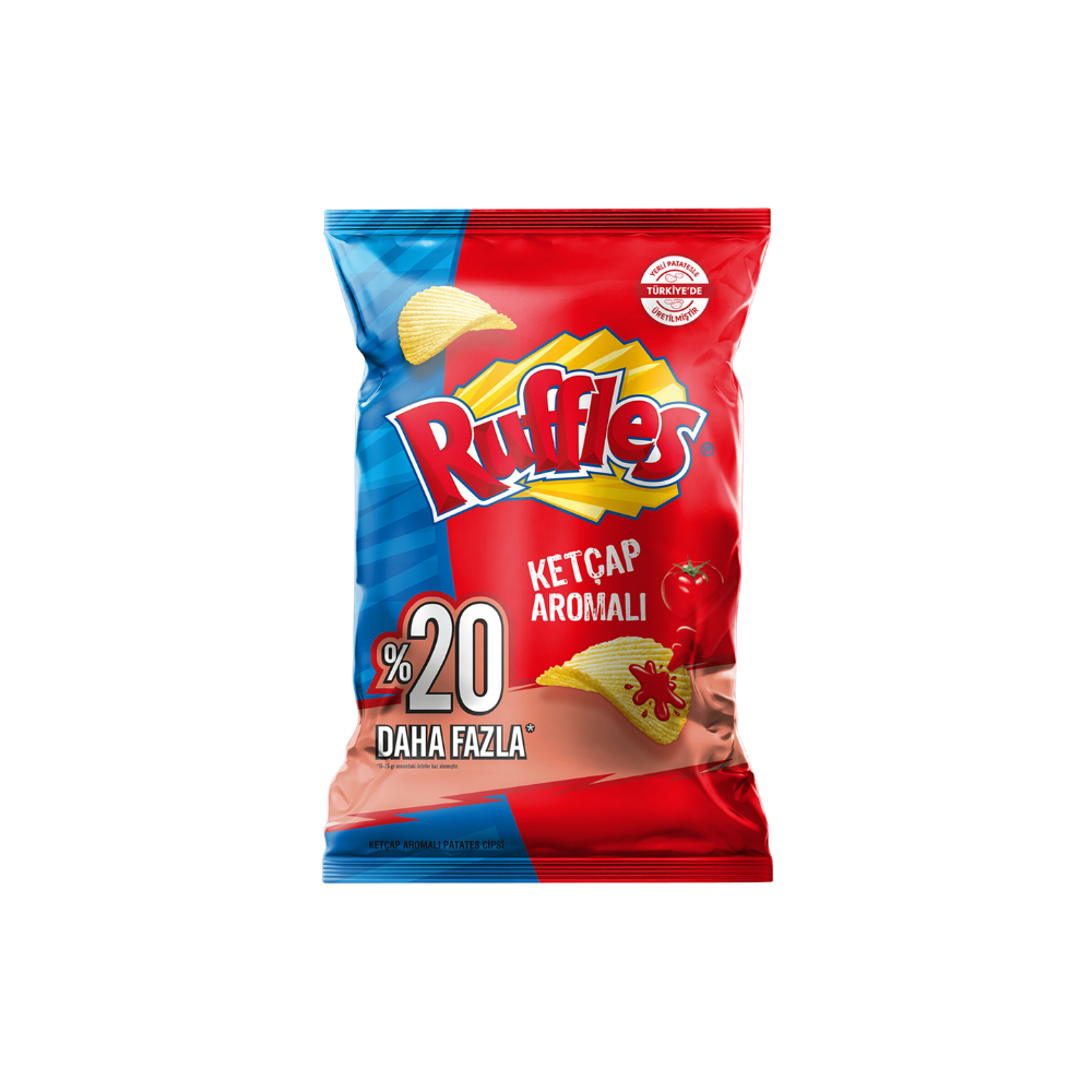 Ruffles Ketchup Flavored Ridged Potato Chips - Wellerman Supply